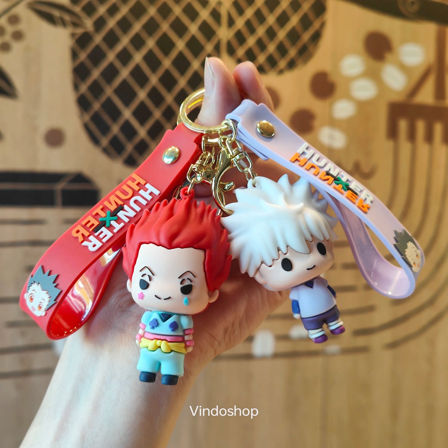 Anime HUNTER×HUNTER Gon Killua Doll Backpack Pendant Keychain