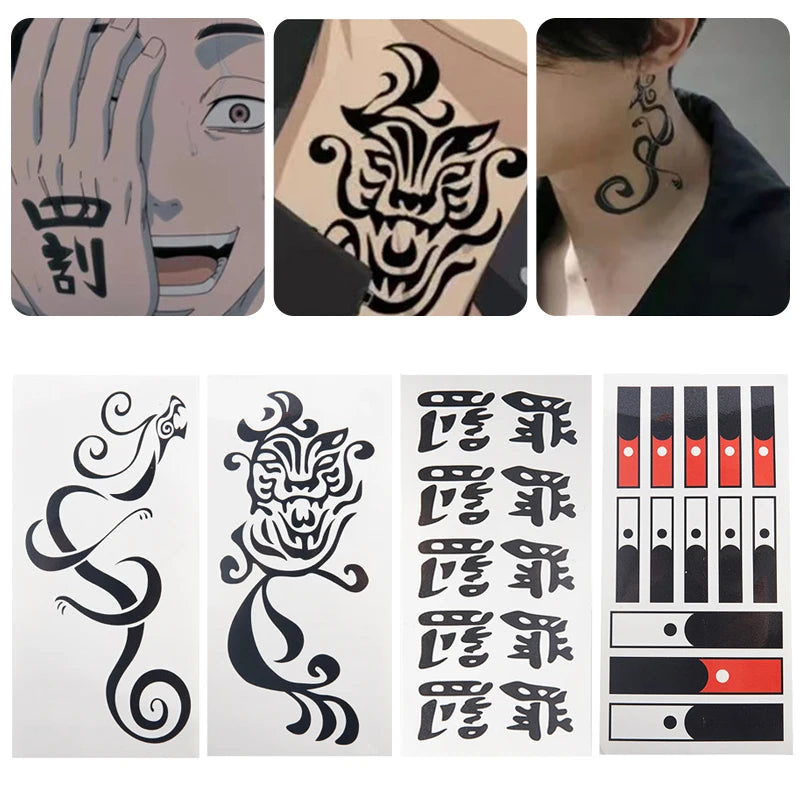 Tokyo Revengers Ken Ryuguji/ Draken Tattoo Stickers