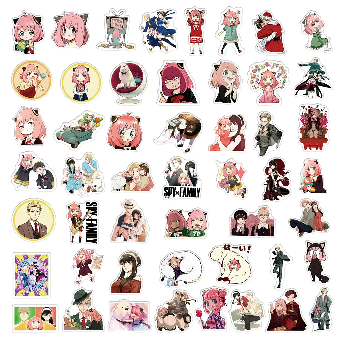 100pcs SPY×FAMILY Anime Stickers