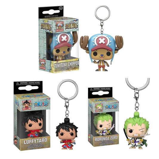 One Piece Roronoa Zoro Tony Chopper Luffytaro Trafalgar Law Keychain Pop