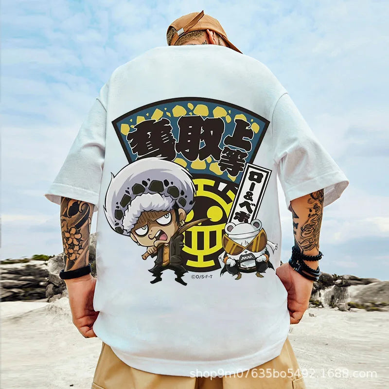 One Piece Trafalgar D. Water Law Oversized T Shirt