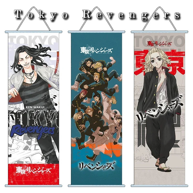 Tokyo Revengers Scroll Canvas Wall Hanging (Variants Available)