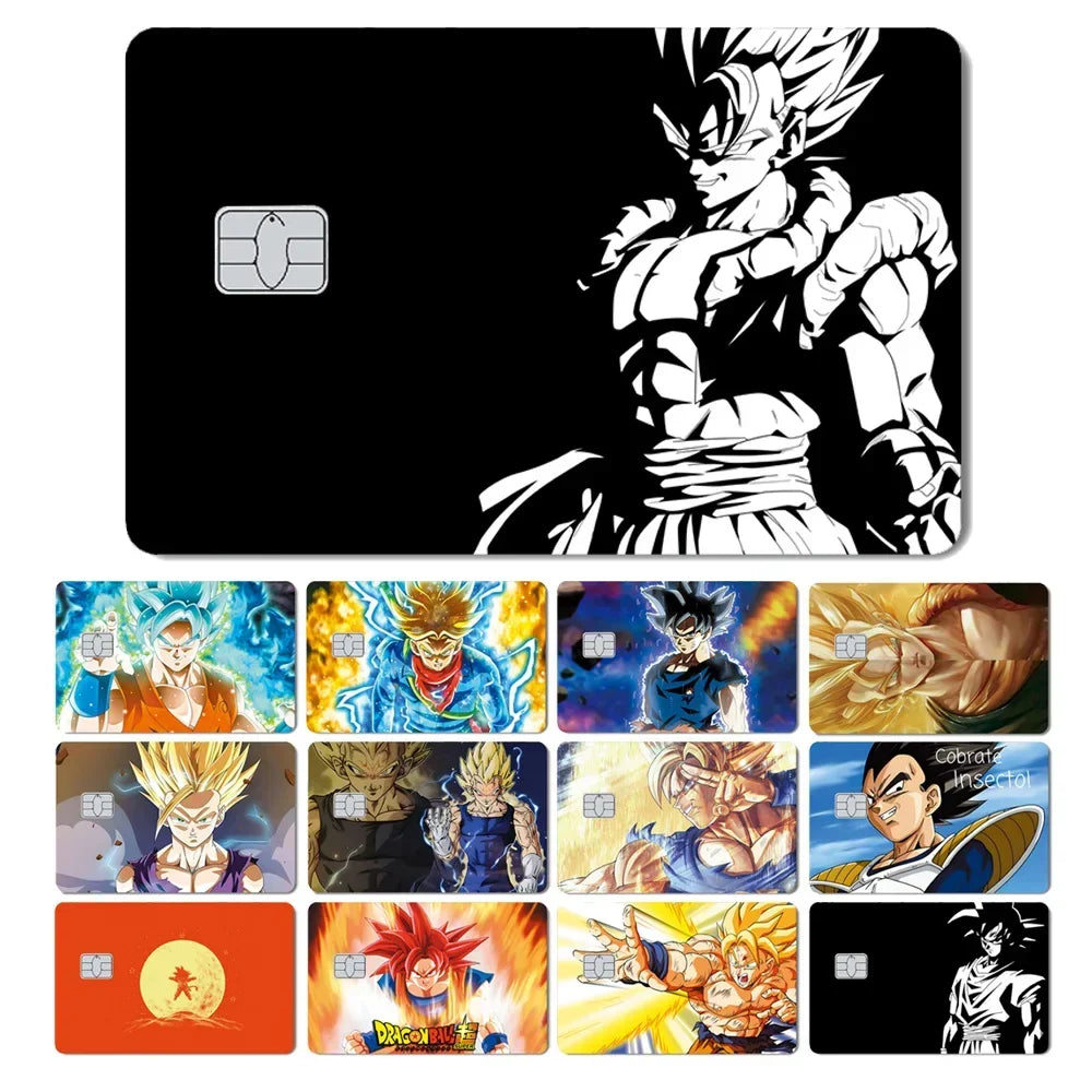 Anime Dragon Ball Goku Cool Sticker Film Front Side HT12