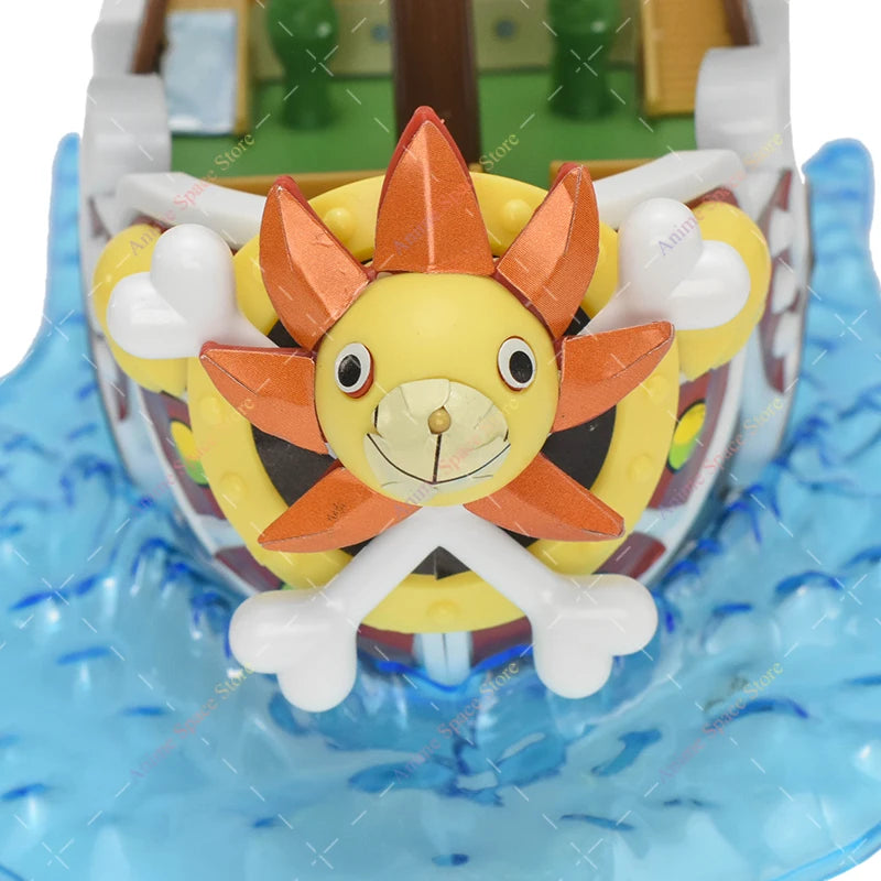 One Piece Thousand Sunny Boat Assembly Model 18cm Pirate Ship