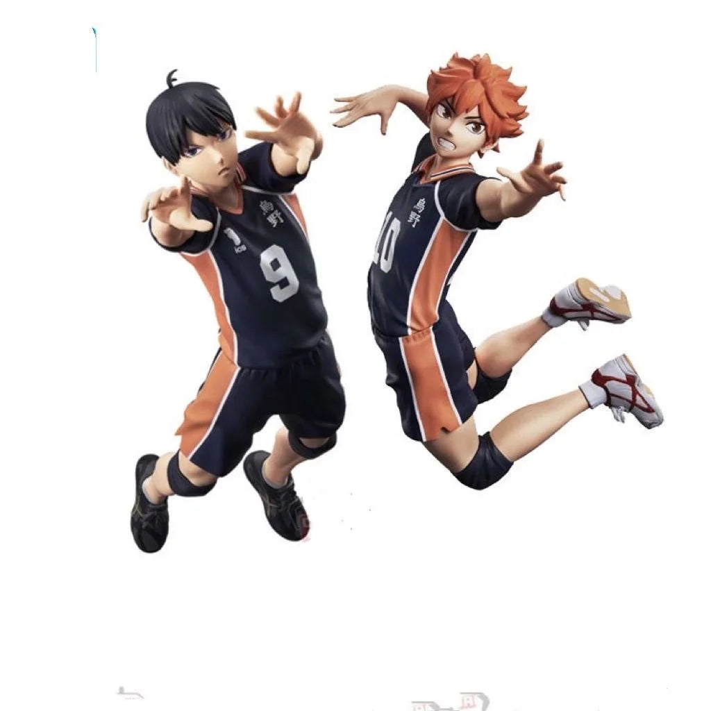 Haikyuu Anime Shoyo Hinata Tobio Kageyama 4cm Action Figure