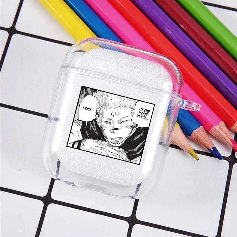 Jujutsu Kaisen Transparent TPU Case for AirPods (Variants Available)