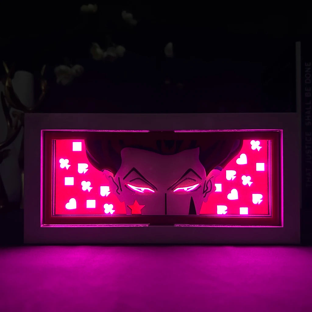 Anime  Hunter X Hunter Hisoka LED Lightbox  Lamp