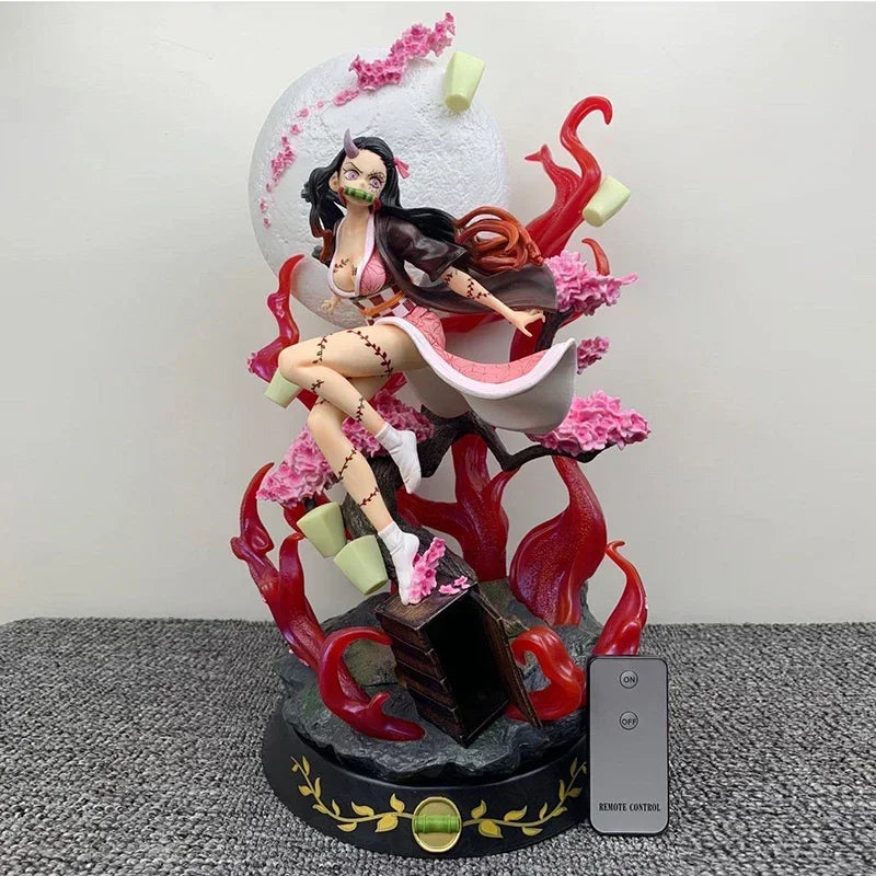 42cm,31cm Demon Slayer Nezuko Action Figure/Figurine With Light