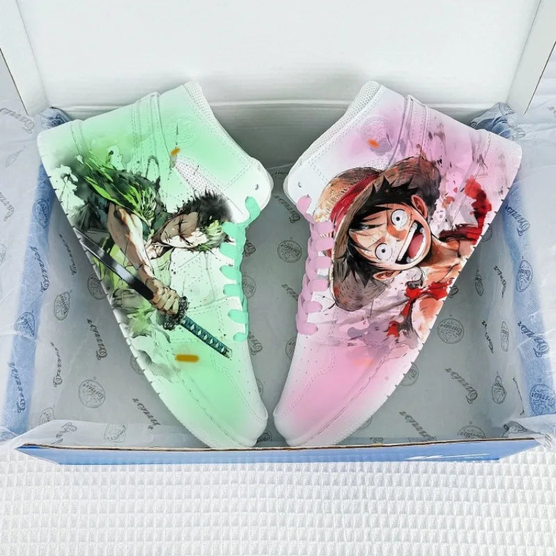 One Piece Luffy Zoro Anime Casual Shoes/Sneakers Set (Variants Available)