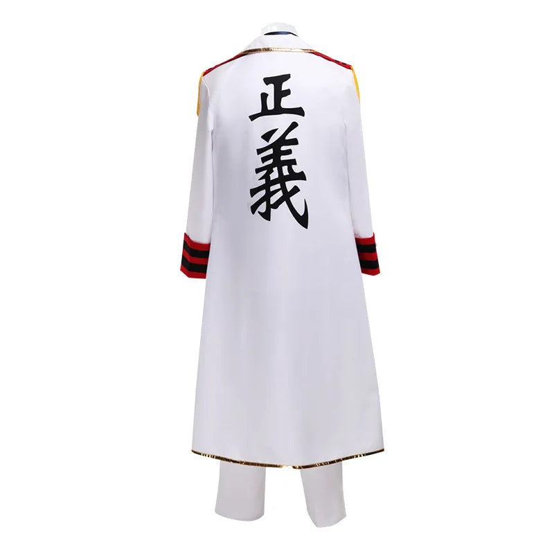 One Piece  Monkey D Garp Cosplay Marine Uniform/Jacket Set