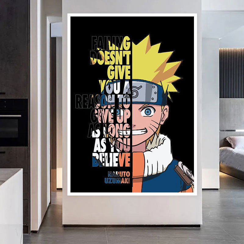 One Piece and Naruto Canvas Painting (Variants available)