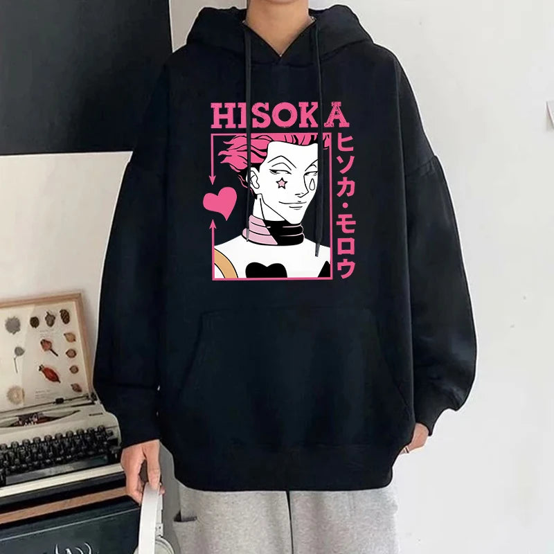 Anime HunterxHunter  Hisoka Print Hoodie Set (Variant Available)