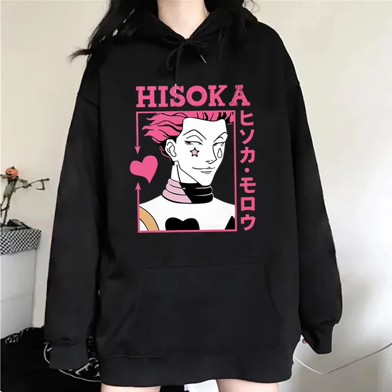 Anime HunterxHunter  Hisoka Print Hoodie Set (Variant Available)