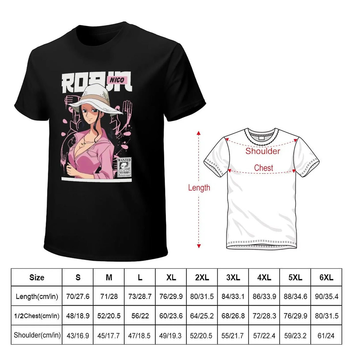 One Piece Nico Robin T-shirts