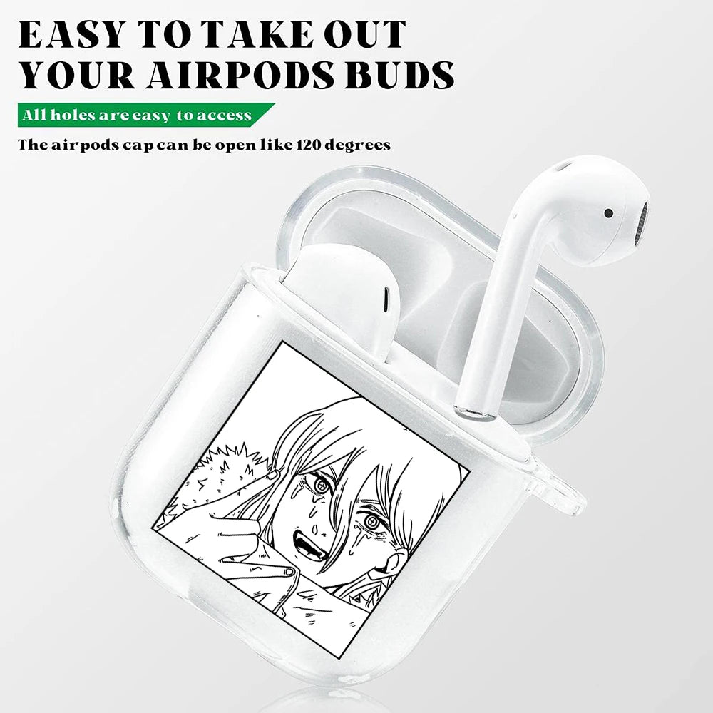 Chainsaw Man Denji, Makima, Aki & Pochita AirPods Case (Variants Available)