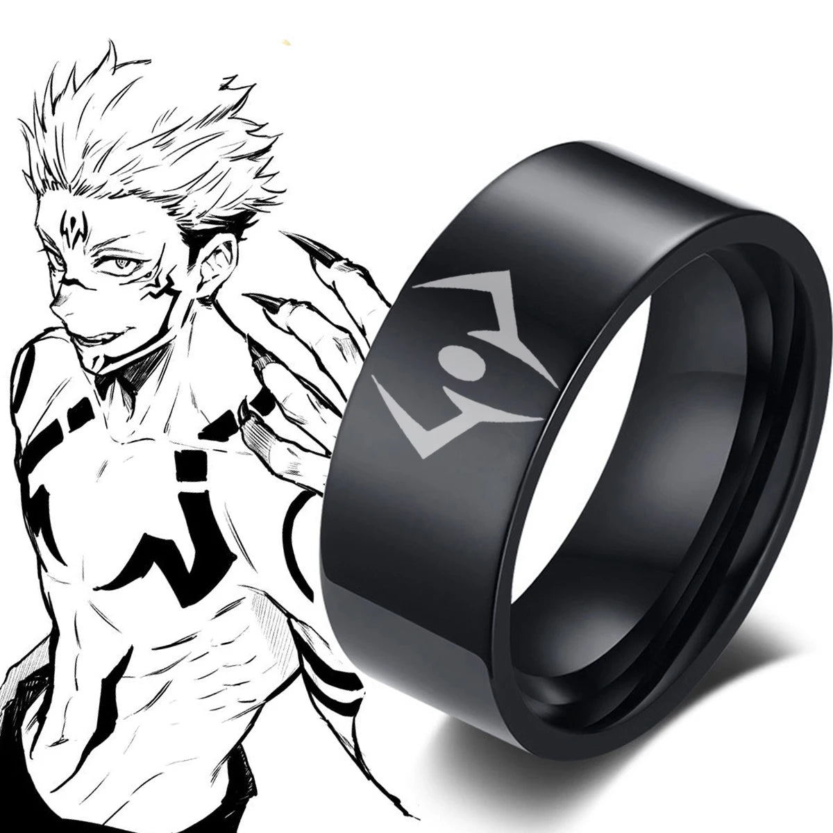 Jujutsu Kaisen Ryōmen Sukuna Cosplay Unisex Ring