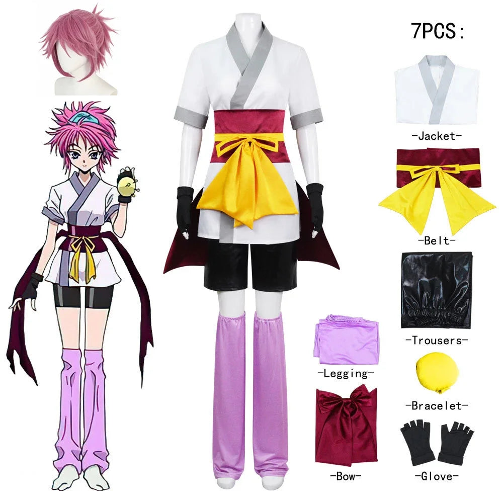 Anime Hunter X Hunter Komacine Phantom Troupe Cosplay Costume Set