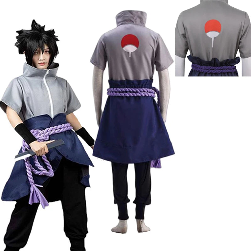 Naruto Anime Uchiha Sasuke Cosplay Outfit