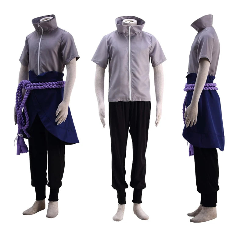 Naruto Anime Uchiha Sasuke Cosplay Outfit