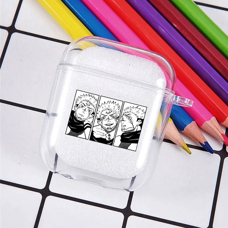 Jujutsu Kaisen Transparent TPU Case for AirPods (Variants Available)