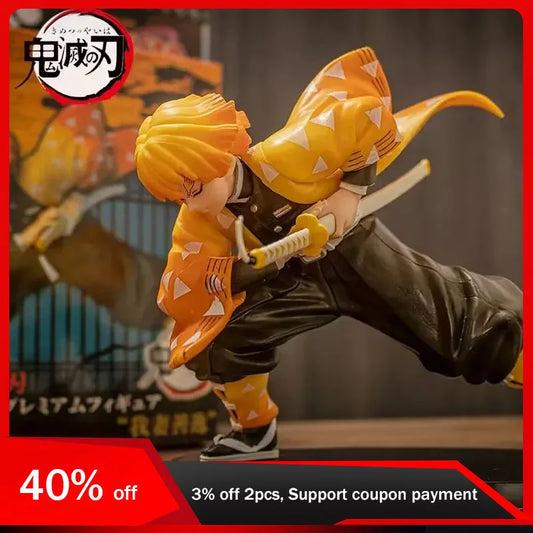 14cm Agatsuma Zenitsu Demon Slayer Anime Action Figure/Figurine