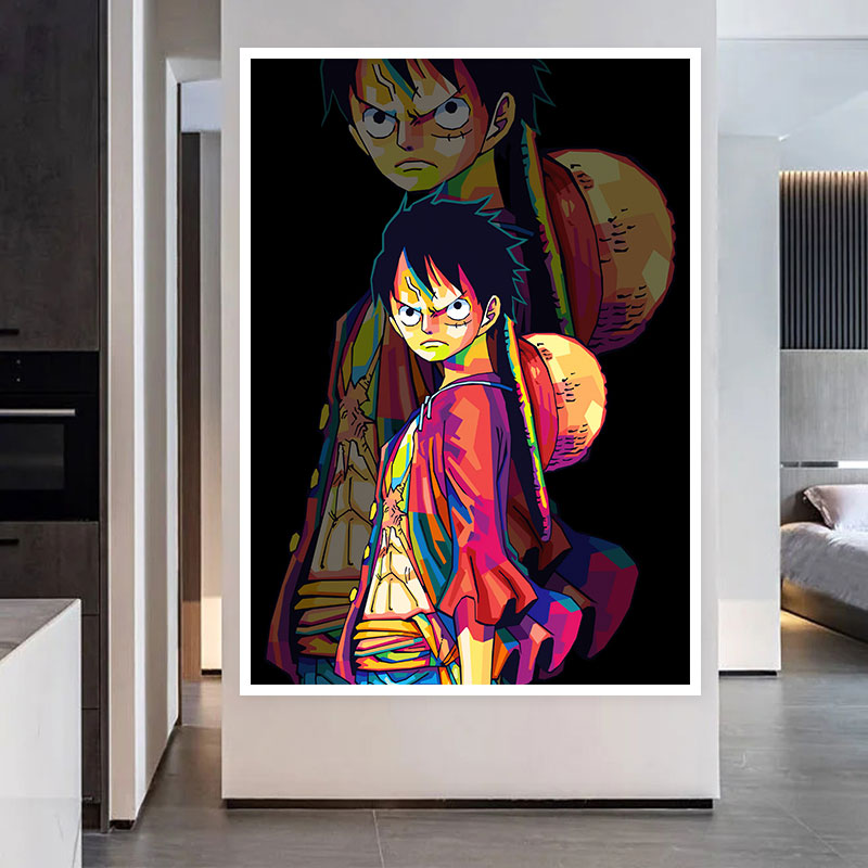 One Piece and Naruto Canvas Painting (Variants available)