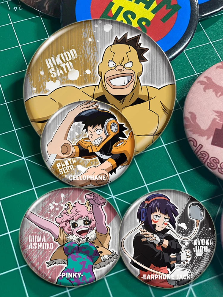 My Hero Academia Brooches and Pins Ft. Midoriya, Izuku, Bakugou.