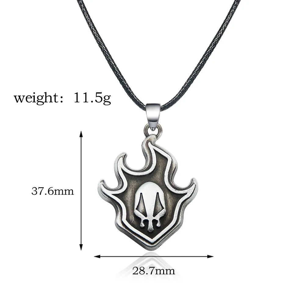 BLEACH Kurosaki Ichigo False Mask Keychain Necklace