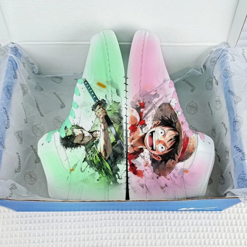 One Piece Luffy Zoro Anime Casual Shoes/Sneakers Set (Variants Available)