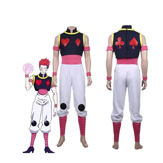 Anime HUNTER X HUNTER Hisoka Cosplay Costume Full Set