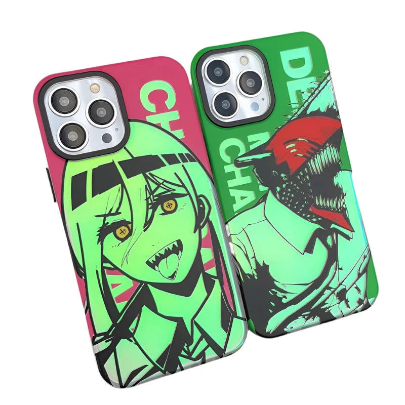 Chainsaw Man Makima Back Cover Laser iPhone Case (Variants Available) (Copy)