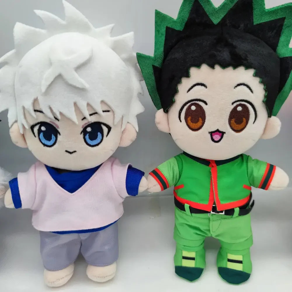 Anime Hunter X Hunter 20cm Cotton Stuffed Doll Zoldyck Killua Kurapika Gon Morow Hisoka Chrollo