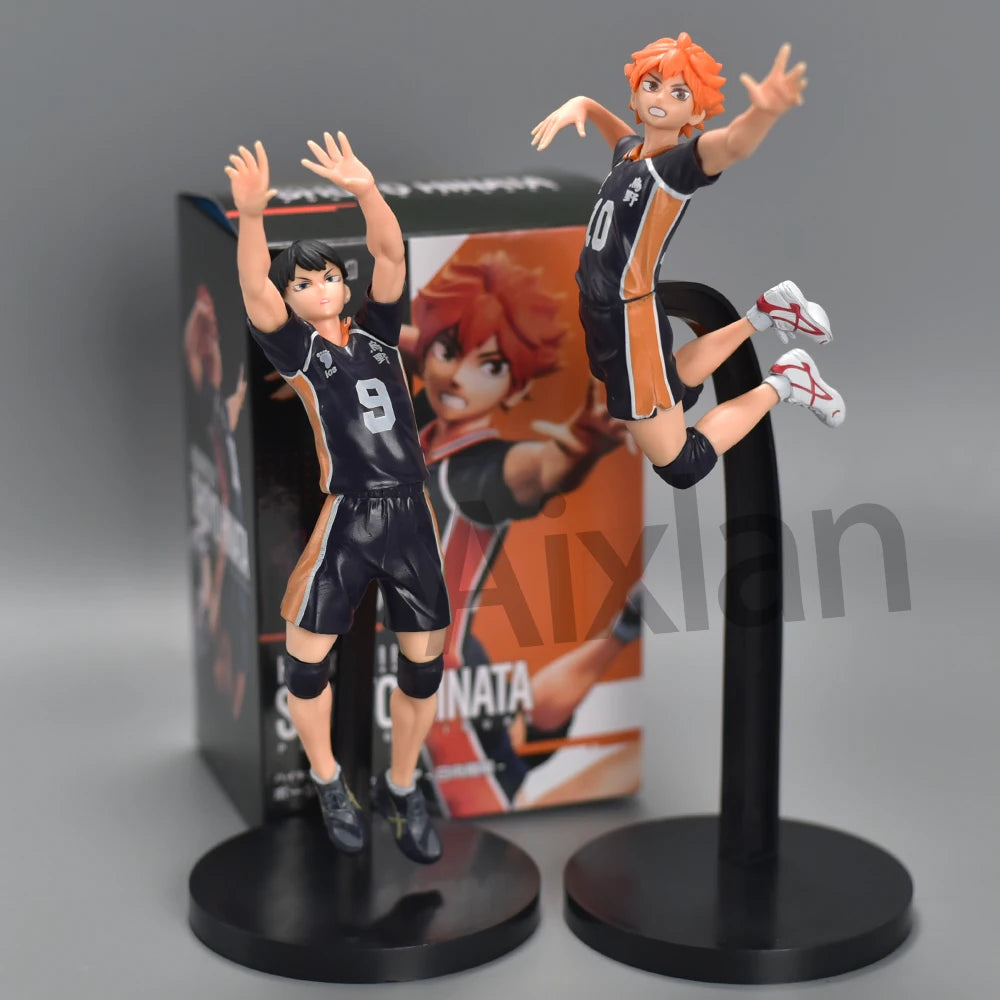 Haikyuu Anime Shoyo Hinata Tobio Kageyama 4cm Action Figure