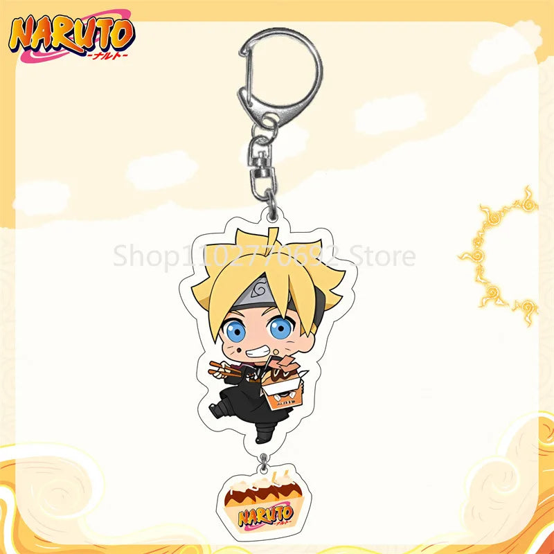 Naruto Keychain  Boruto Sasuke Sakura Kakashi Sarada Hinata Minato Set (Variant Available)