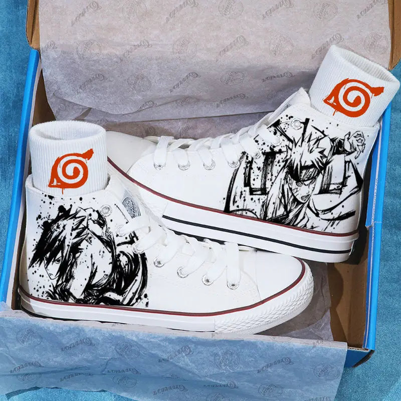 NARUTO Uzumaki Summer Canvas Shoes for Men