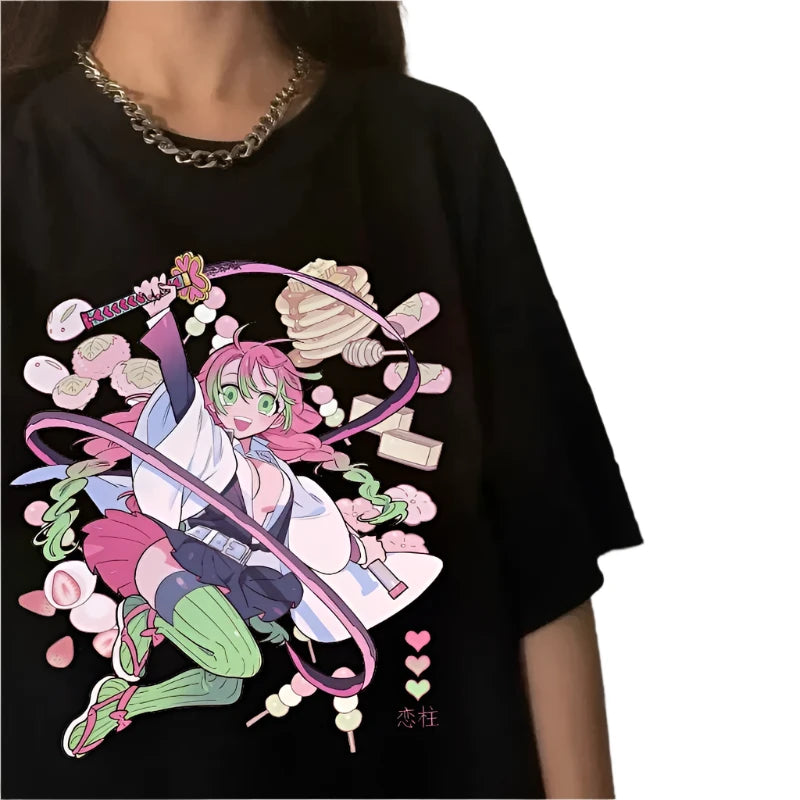 Kanroji Mitsuri Demon Slayer Streetwear T-Shirt