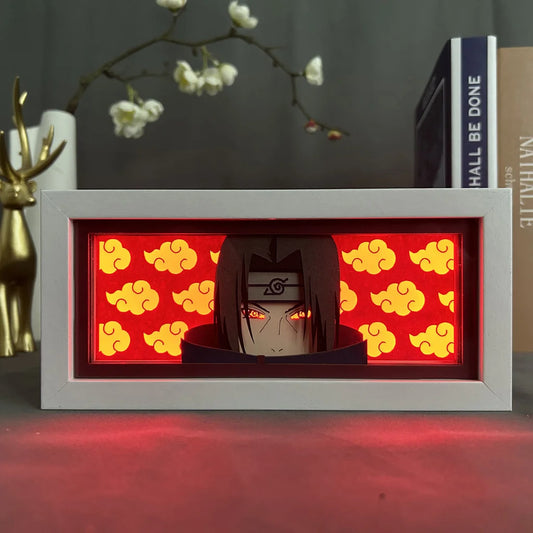 Naruto Itachi , Kakashi and Madara 3D Anime LED Lamp Light Box (Variants Available)