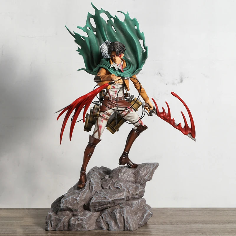 Attack on Titan Anime Levi Ackerman Figurine 36 cm