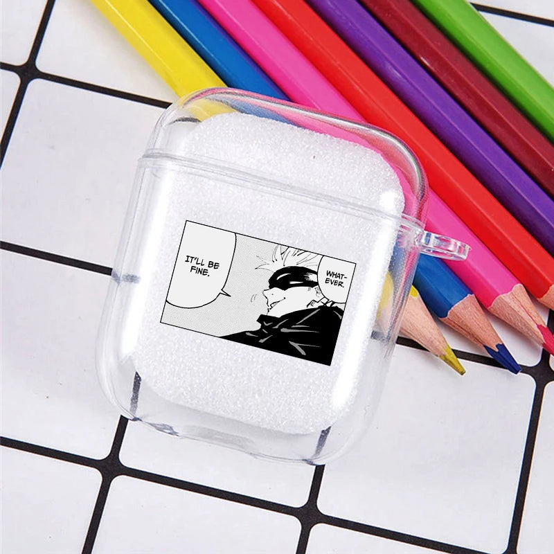 Jujutsu Kaisen Transparent TPU Case for AirPods (Variants Available)