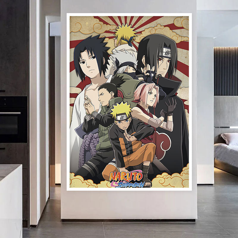 One Piece and Naruto Canvas Painting (Variants available)