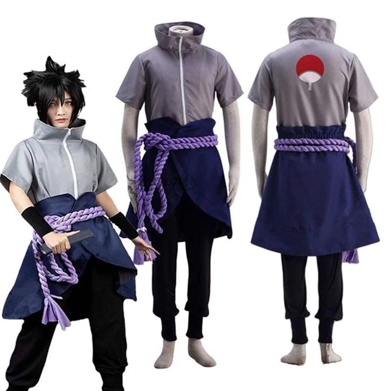 Naruto Anime Uchiha Sasuke Cosplay Outfit