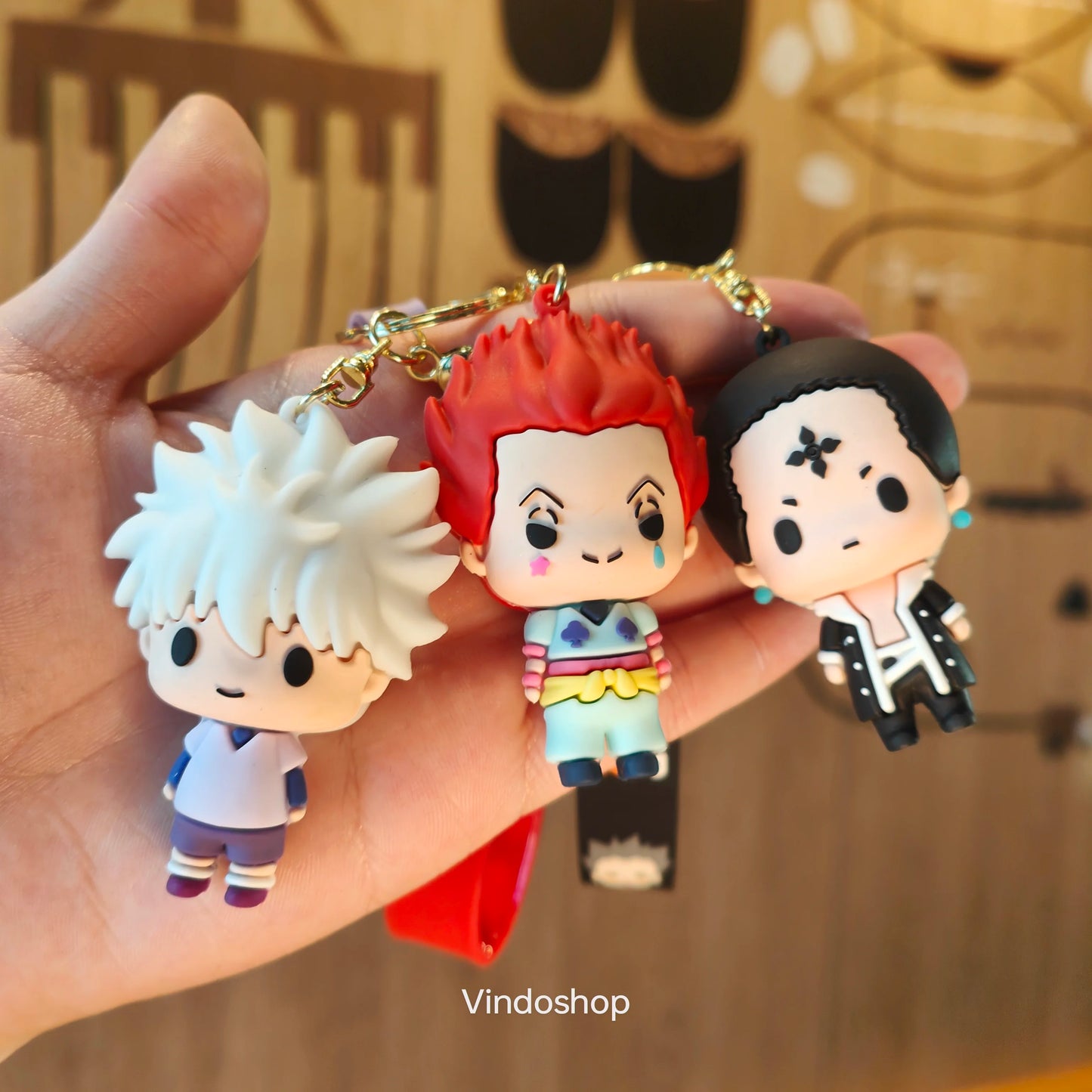 Anime HUNTER×HUNTER Gon Killua Doll Backpack Pendant Keychain