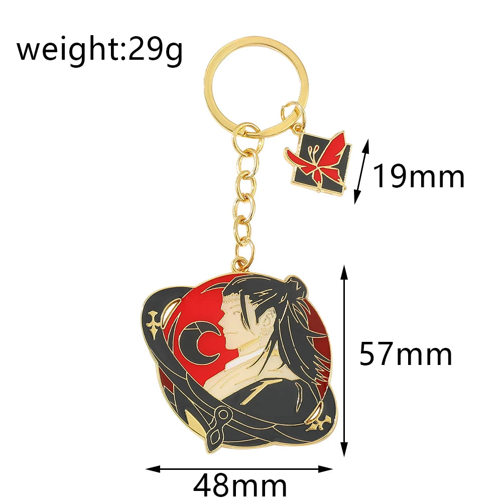 Jujutsu Kaisen Metal Enamel Keychain - Itadori Yuji, Gojo Satoru, & Fushiguro Megumi