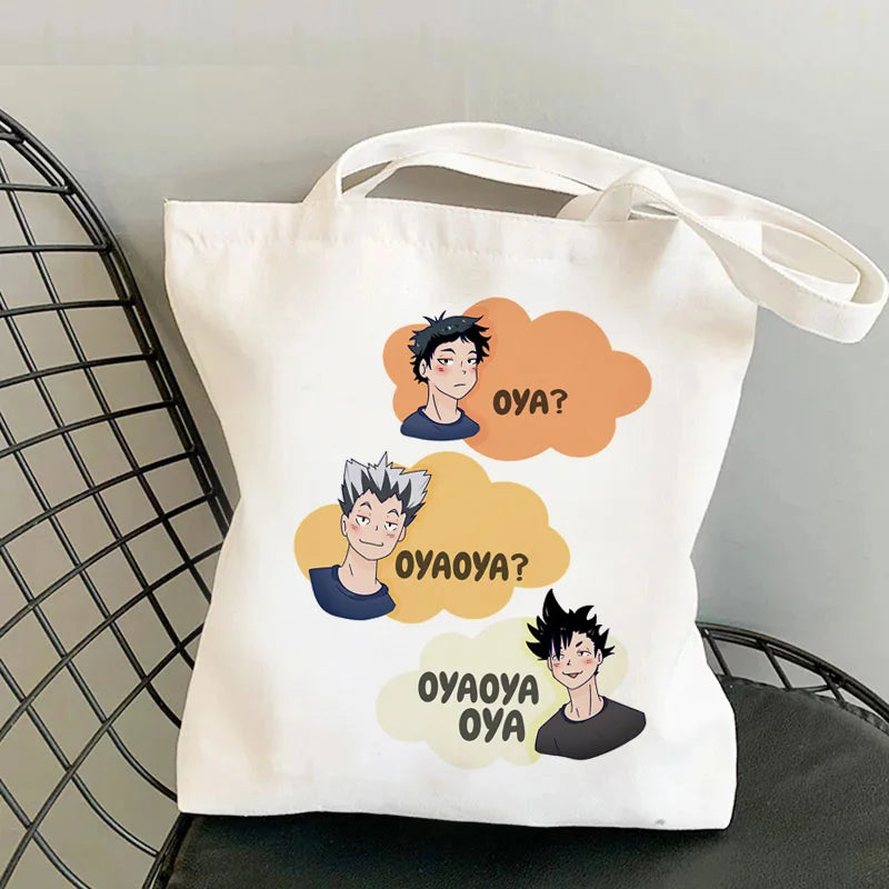 Haikyuu Anime Canvas-Cotton Tote Bag