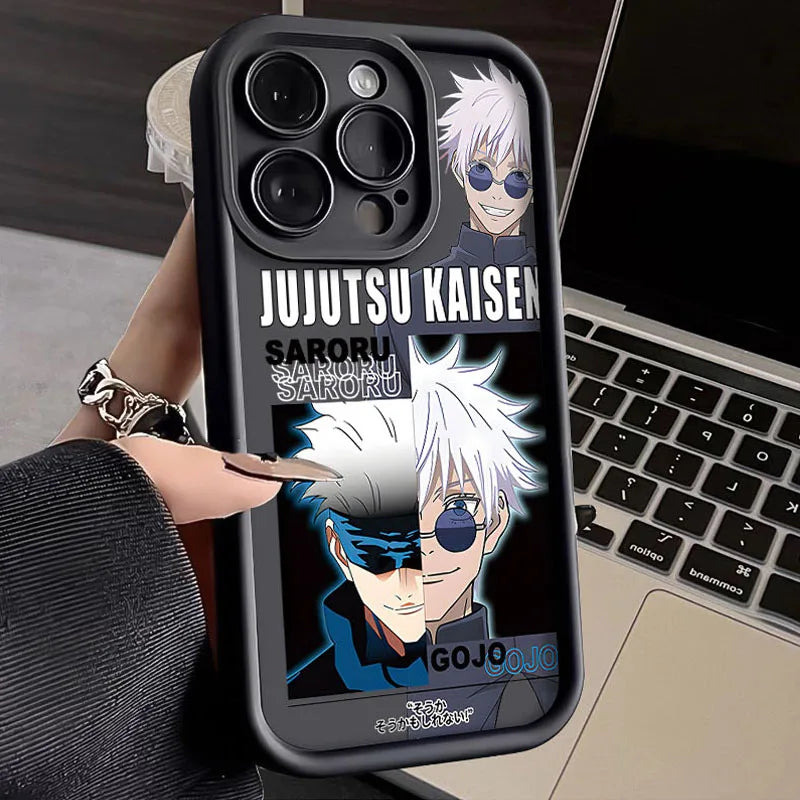 Jujutsu Kaisen Shockproof Silicone iPhone Case