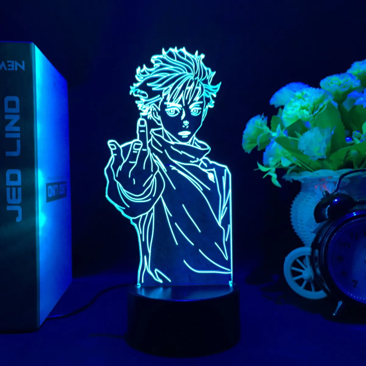 Jujutsu Kaisen LED Lamp – Ryomen Sukuna, Yuta Okkotsu & Choso Acrylic Light-Up Action Figure