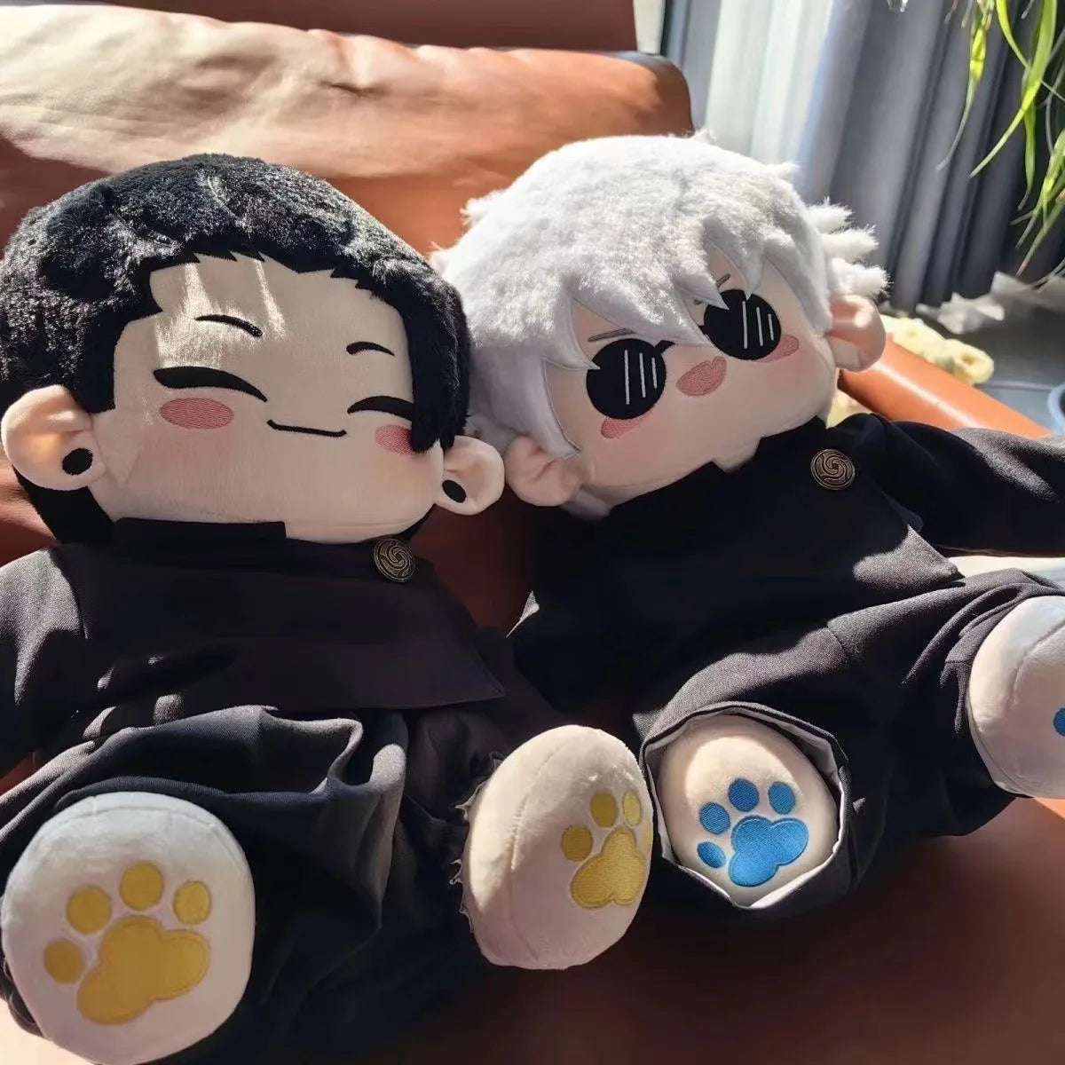 40cm Jujutsu Kaisen Plush Bear Dolls: Geto, Suguru, & Satoru Gojo Cotton Plushies