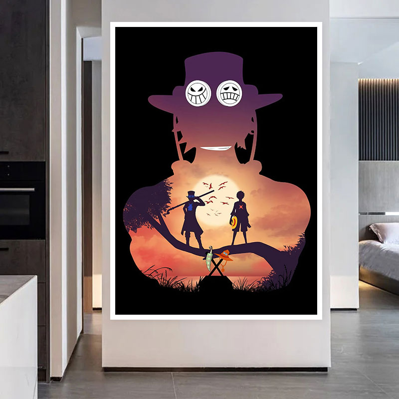 One Piece and Naruto Canvas Painting (Variants available)