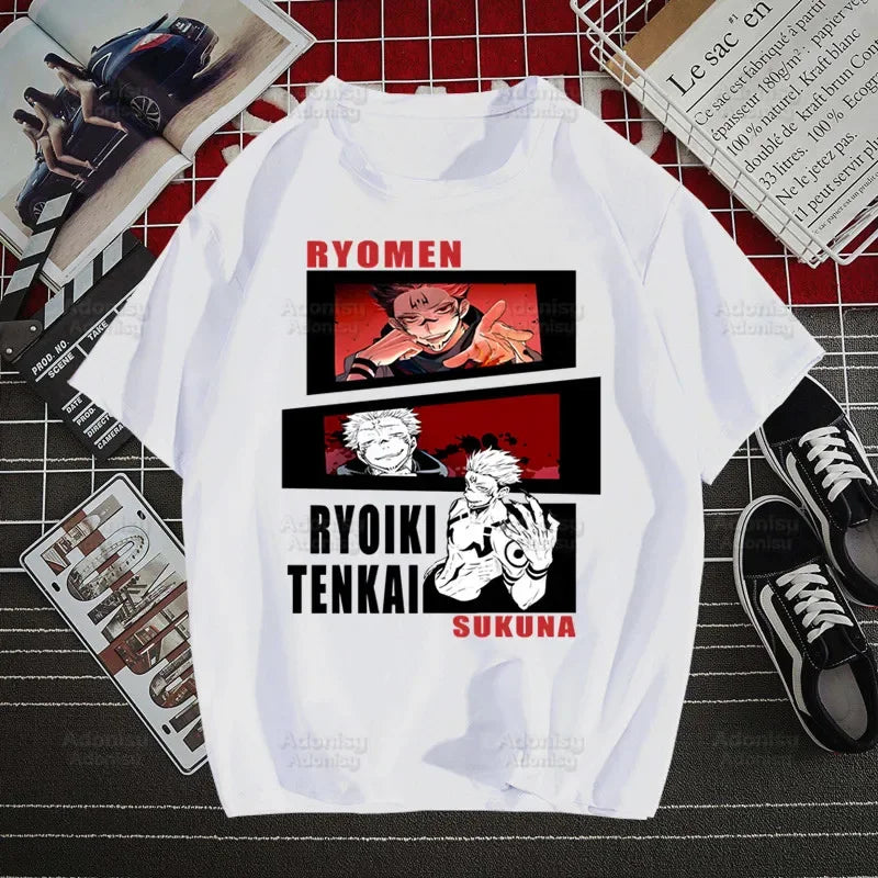 Harajuku-inspired Jujutsu Kaisen T-Shirt Set-1 (Variants Available)