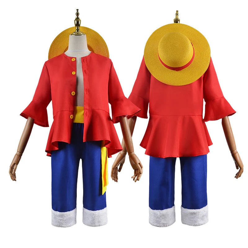 One Piece Cosplay Costume Straw Hat/ Gear 5 Monkey D. Luffy